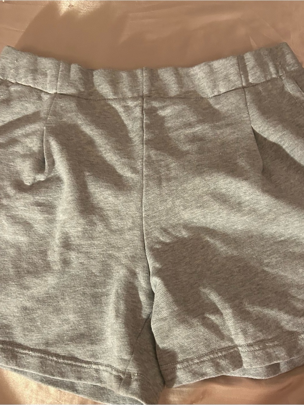 aerie gray athletic shorts